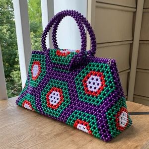 SHEBBAH HANDMADE BEADED HANDBAG